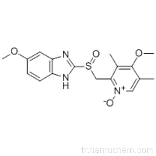 5-METHOXY-2 - [((4-METHOXY-3,5-DIMETHYL-1-OXIDO-2-PYRIDINYL) METHYL) SULFINYL] -BENZIMIDAZOLE CAS 176219-04-8